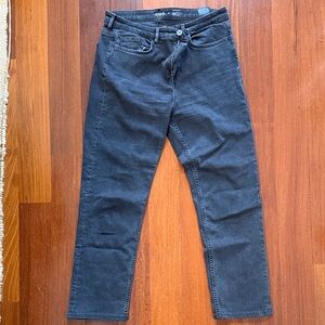COS Women Slim Straight Jeans in Charcoal Grey